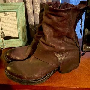 Women's Brown Leather Boots